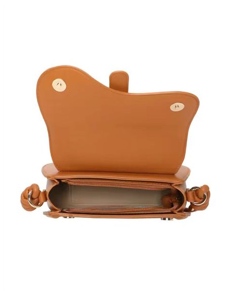 Mini bolso tote solapa hebilla