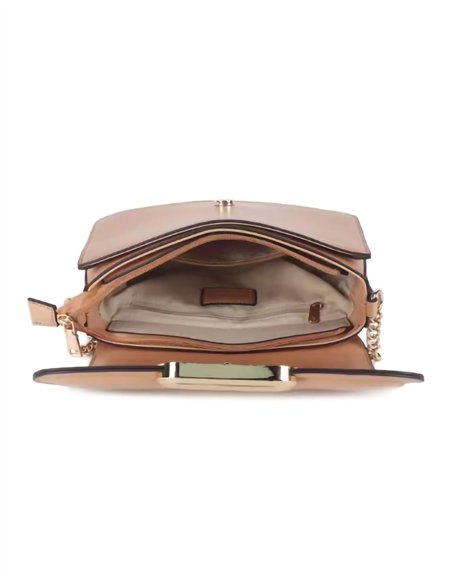 Mini bolso tote solapa detalle metálico