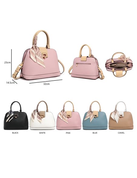 Bolso tote detalle pañuelo