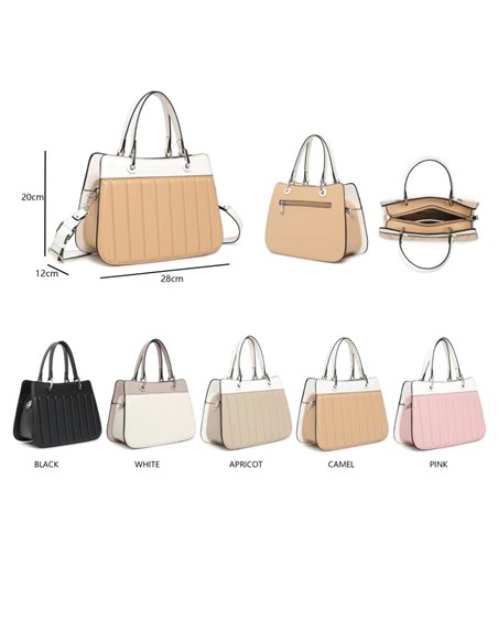 Bolso tote combinado