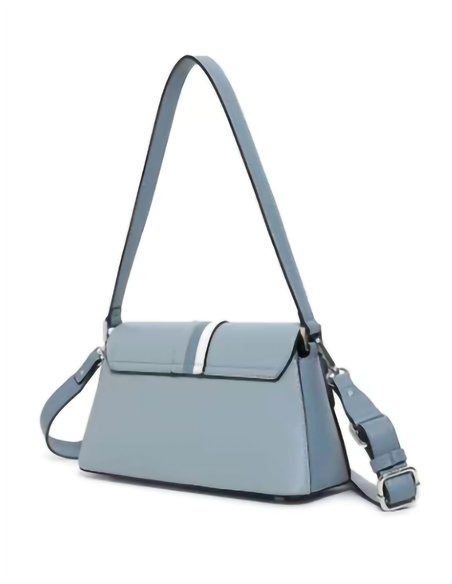 Mini bolso tote franjas solapa