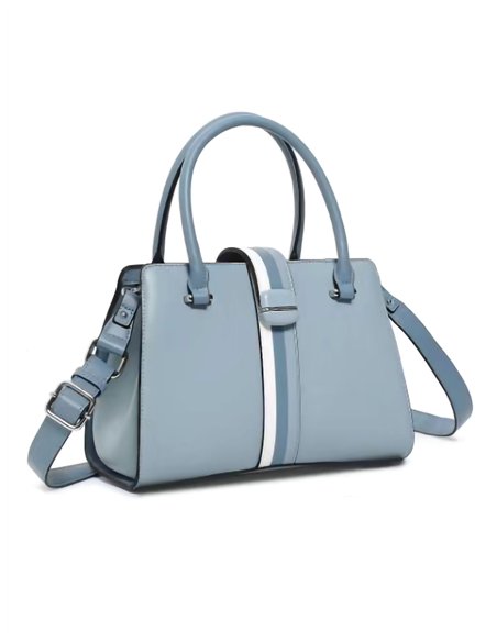 Bolso tote franjas hebilla