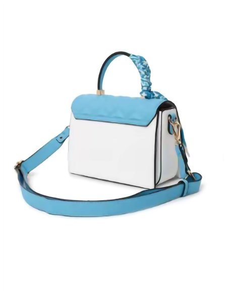 Mini bolso tote acolchado detalle pañuelo