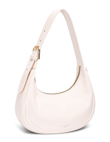 Bolso de hombro minimal coconut-cream