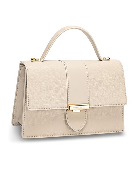 Mini bolso tote solapa taos-taupe