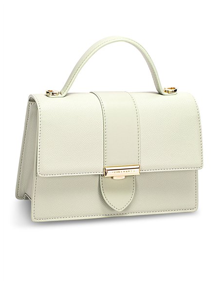 Mini bolso tote solapa fair-green