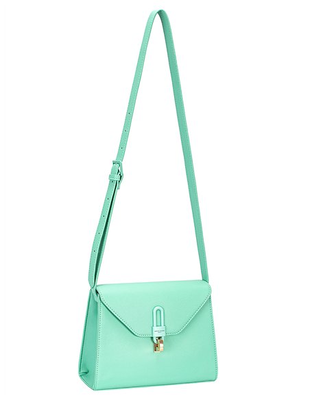 Bolso bandolera solapa turquoise