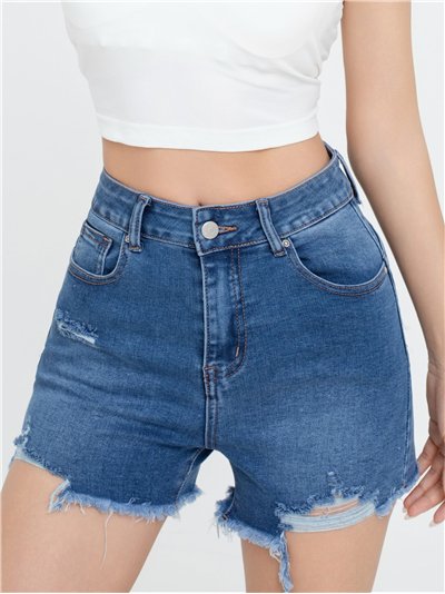 Short denim rotos azul (XS-XL)