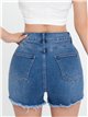 Ripped denim shorts azul (XS-XL)