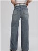 Jeans rectos cinturón encaje