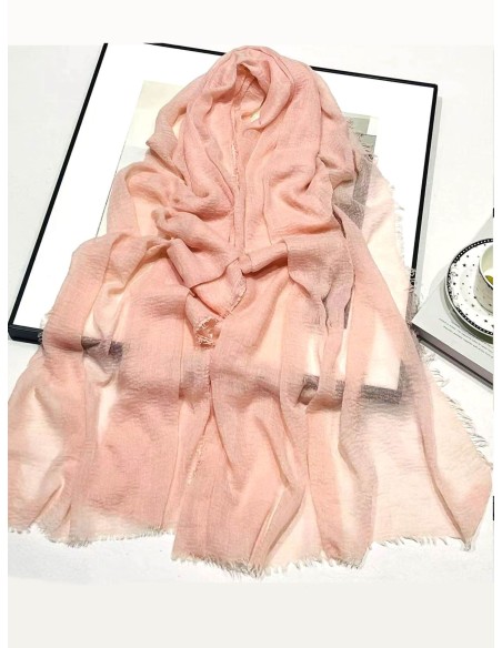 Pañuelo liso arrugado