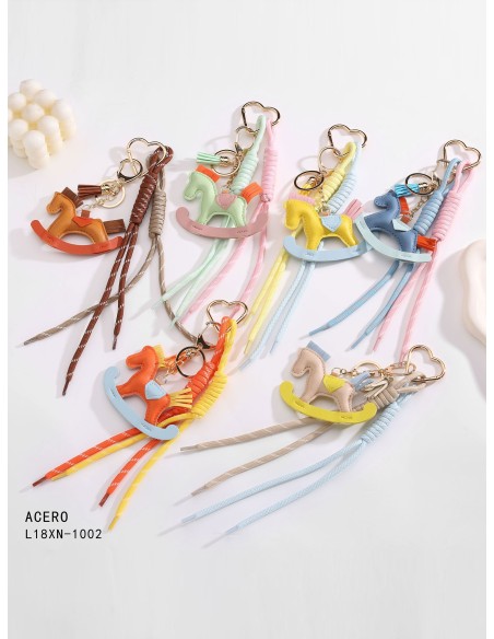 Llavero colgante caballitos