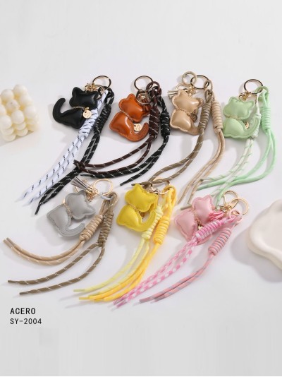 Proveedor de Accesorios de Mujer - Llavero colgante gato