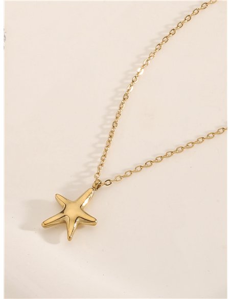 Collar estrella - Acero inoxidable