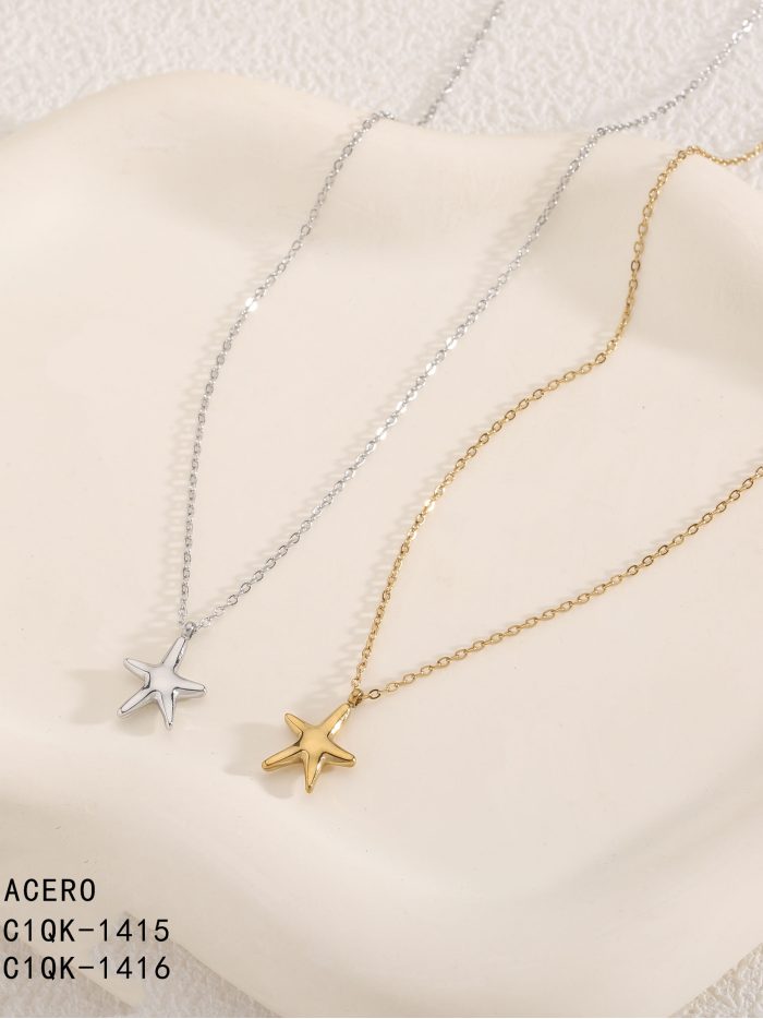 Collar estrella - Acero inoxidable