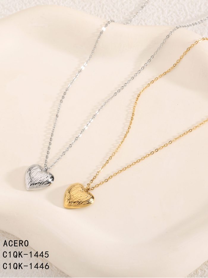 Collar corazón - Acero inoxidable