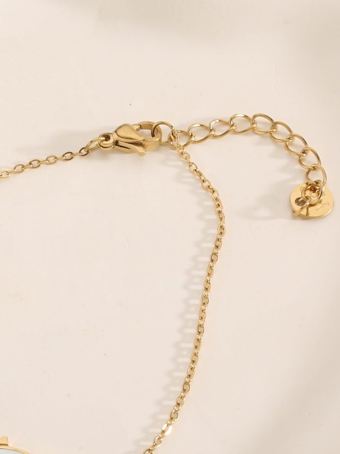 Pulsera delfín de Nácar - Acero inoxidable