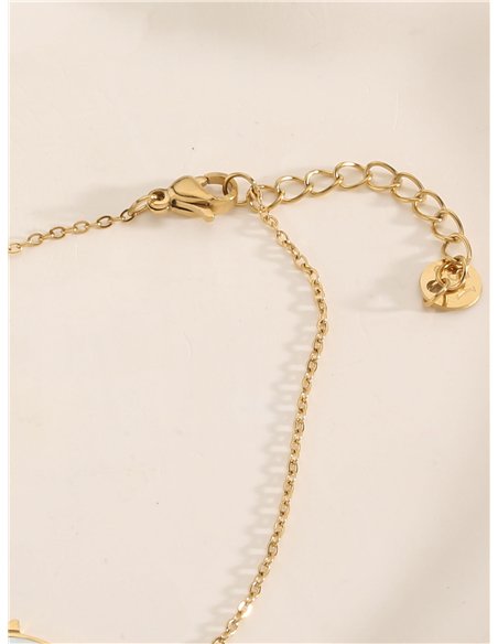 Pulsera delfín de Nácar - Acero inoxidable