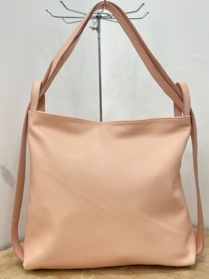 Bolso mochila piel minimal