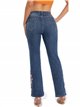 Jeans bordado flores