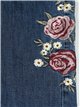 Jeans bordado flores