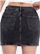 Short falda denim efecto lavado