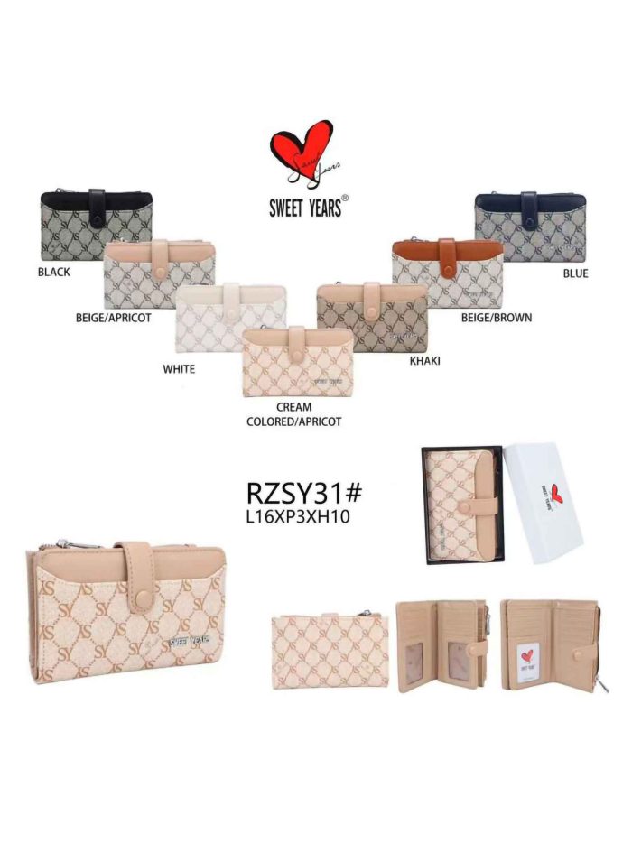 Cartera Colección Sweet Years con caja. Compartimento frontal, espacio para billetes y tarjetas.