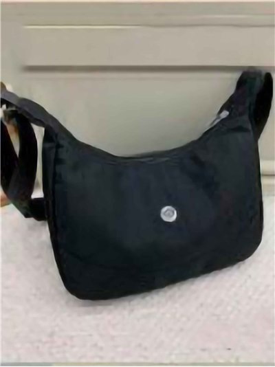 Bolso bandolera nylon con bolsillo trasero 2