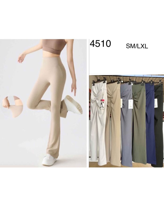 Leggings flare deportivos scrunch