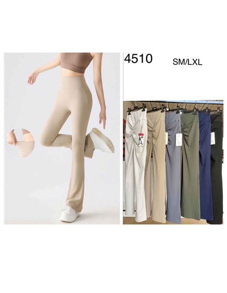 Leggings flare deportivos scrunch