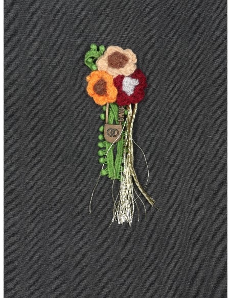 Camiseta flores punto