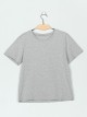 Camiseta básica cuello redondo manga corta