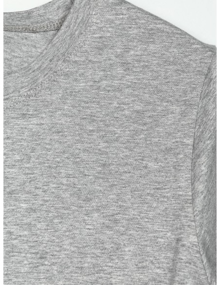 Camiseta básica cuello redondo manga corta