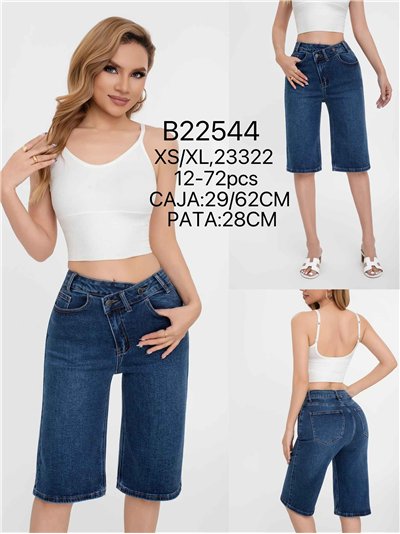 Bermuda denim botones 2