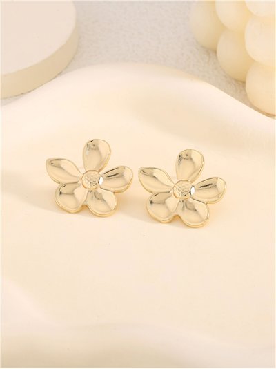 Pendientes flores - Acero inoxidable