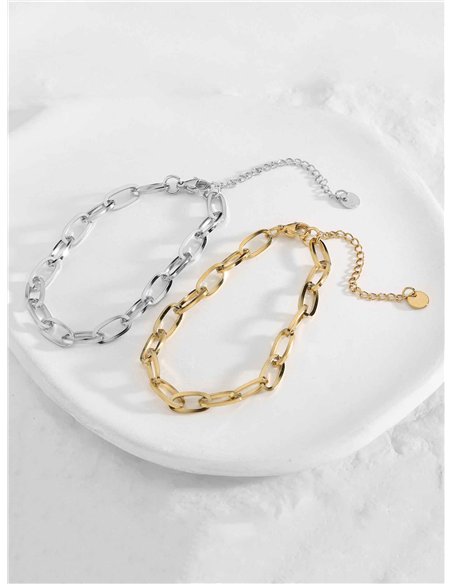 Pulsera de eslabones - Acero inoxidable