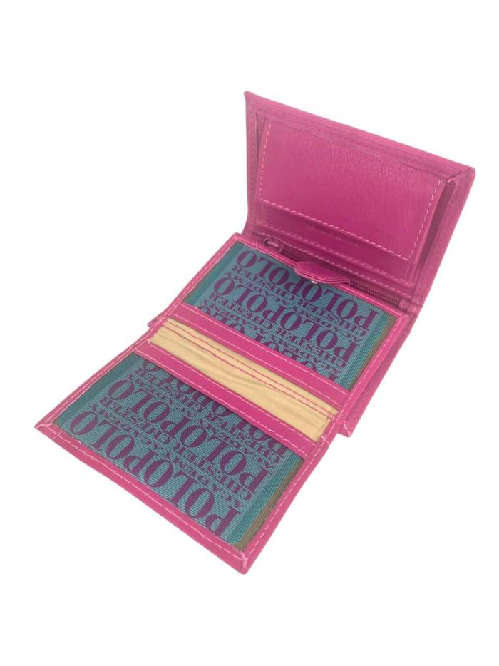 Cartera tarjetero piel