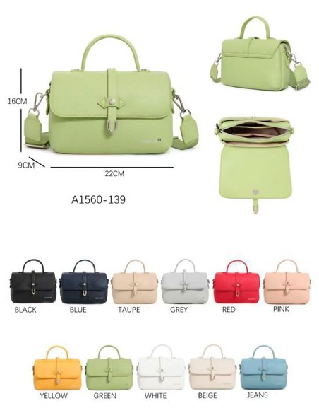 Mini bolso tote detalle metálico