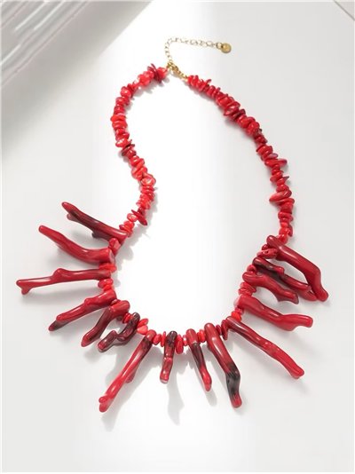 Collar coral - Acero inoxidable