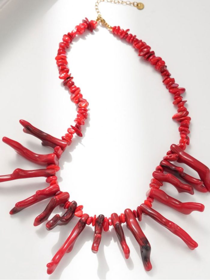 Collar coral - Acero inoxidable