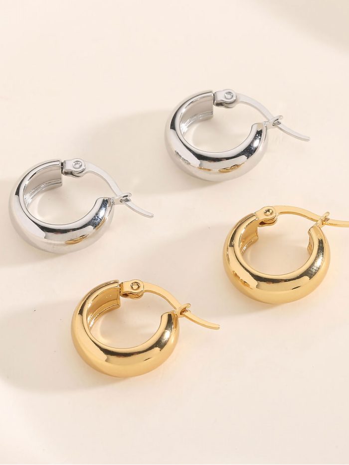 Ohrringe 16 mm - Edelstahl