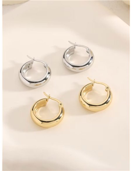 Hoop earrings 20 mm - Stainless Steel