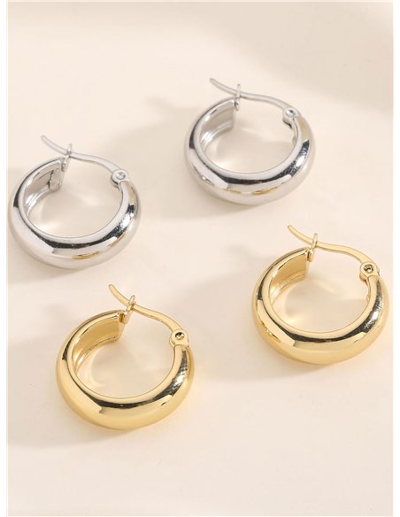 Hoop earrings 20 mm - Stainless Steel
