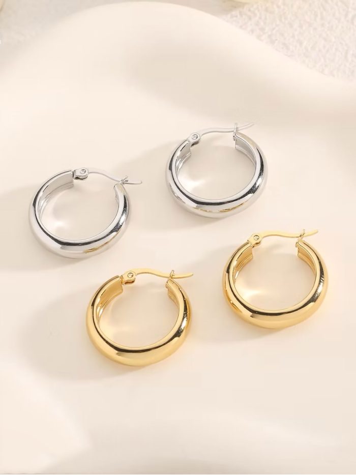 Hoop earrings - Stainless Steel