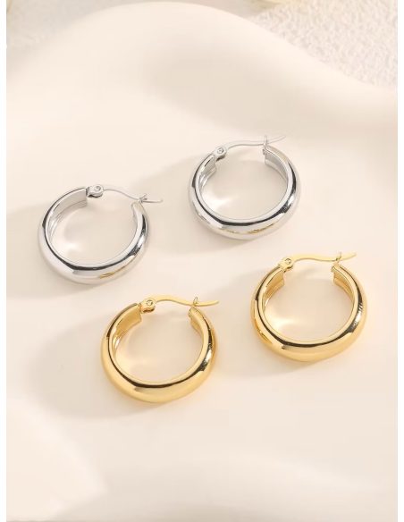Hoop earrings - Stainless Steel