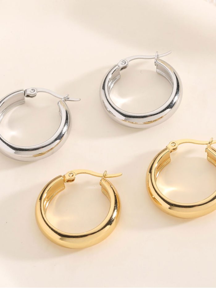 Hoop earrings - Stainless Steel