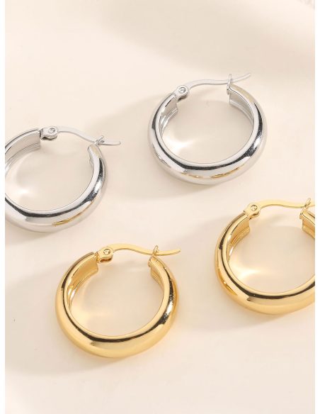 Hoop earrings - Stainless Steel