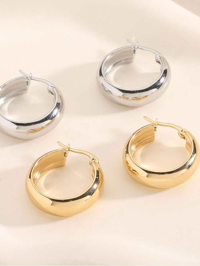 Orecchini cerchi 20 mm - Acciaio inossidabile