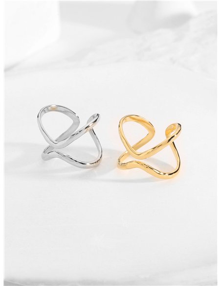 Anillo irregular - Acero inoxidable