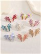 Stainless Steel Wing earrings with rhinestone